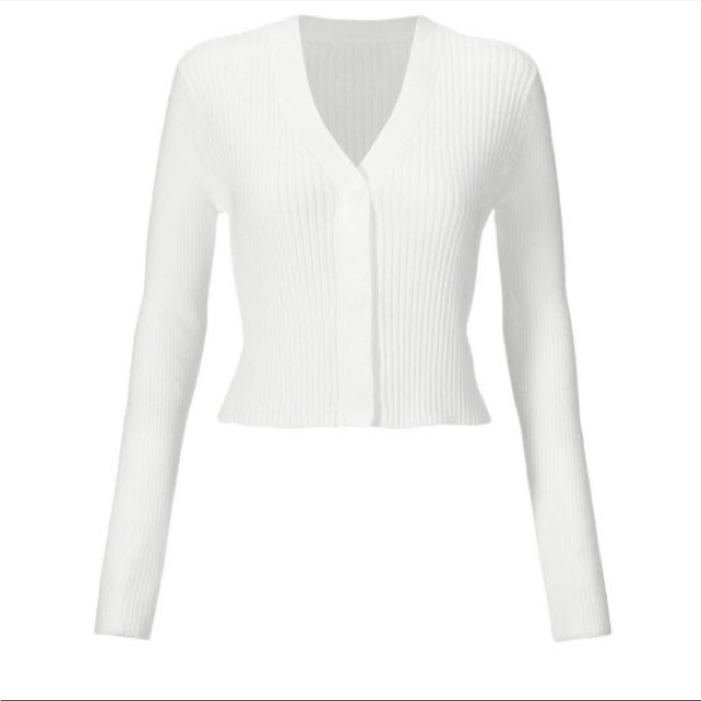 NWT | Slim Rib Cardigan Style 6173